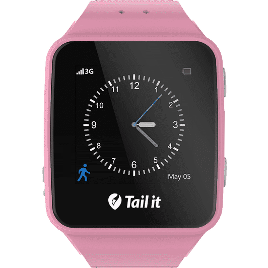 Tail it Kids - GPS ur til børn Barnets første mobiltelefon